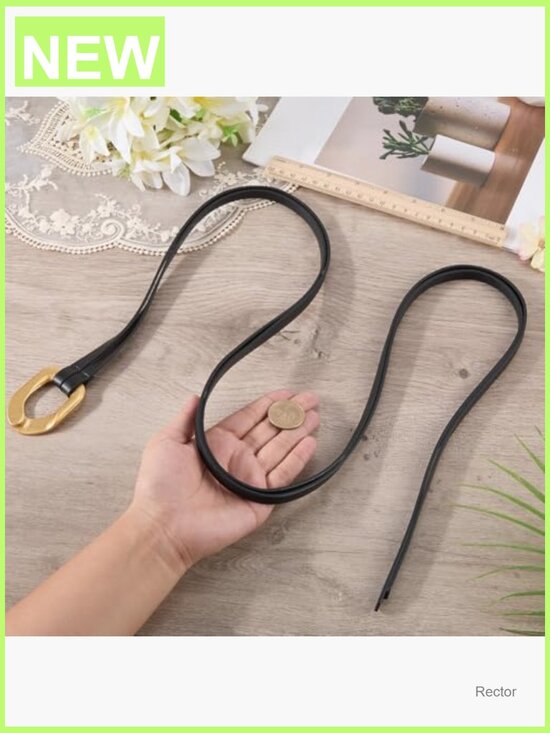 Genuine Cowhide Leather Double Strap Adjustable Wrap Belt